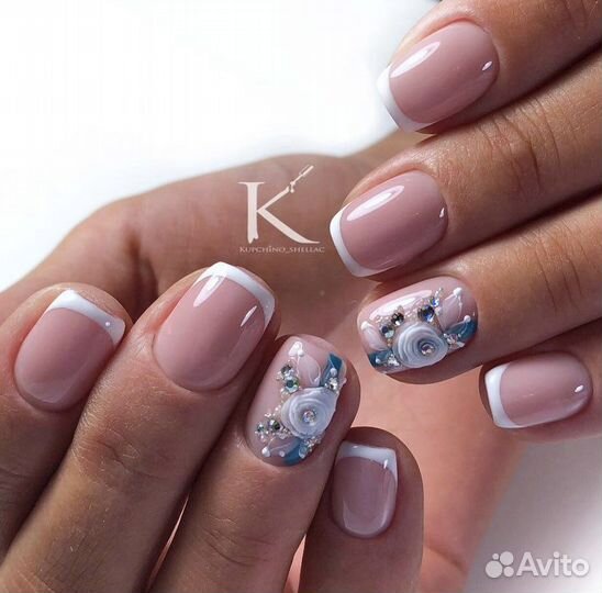 Маникюр шелак гельлак shellac