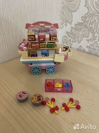 Sylvanian families наборы ярмарка и разные тележки