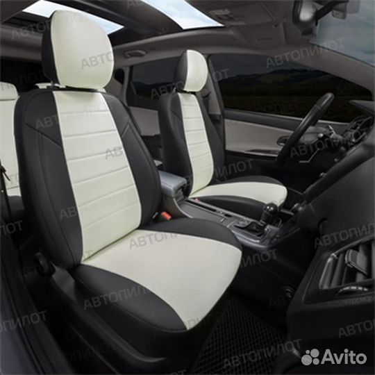 Авточехол экокожа-классика Peugeot 207 2006-2013