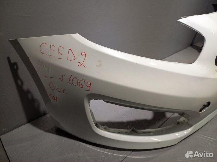 Бампер передний Kia Ceed 2 универсал G4FG 2018