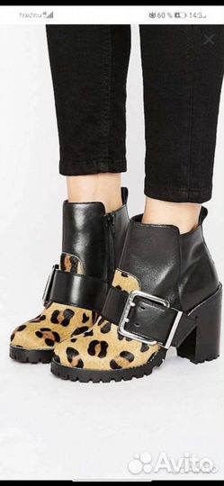 Ботинки ASOS кожаные