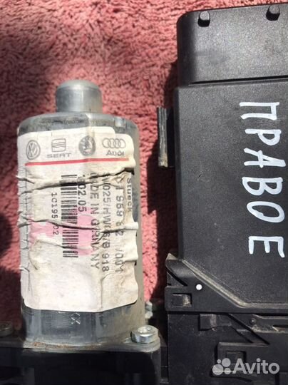 Моторчик стеклоподъемника пп. Skoda superb