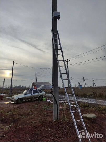 Видеонаблюдение на столб для стройки и не только
