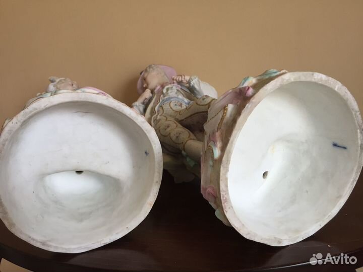 Парные антикварные статуэтки.50 см. Франция