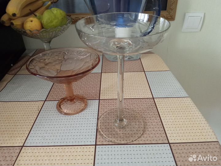 Хрустальные вазы для фруктов