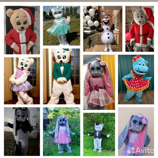 Ростовые куклы, прокат на сутки