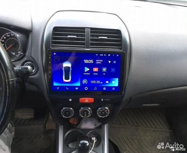 Магнитола Mitsubishi ASX 8 ядер Qled SIM