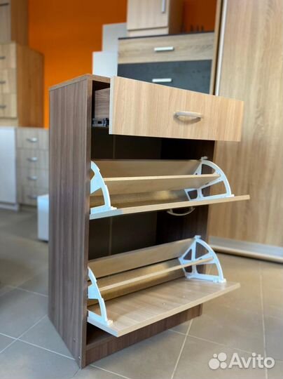 Обувница с ящиком тумба для обуви