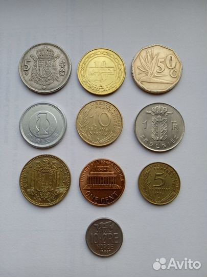 Монеты наборы 1,2,3