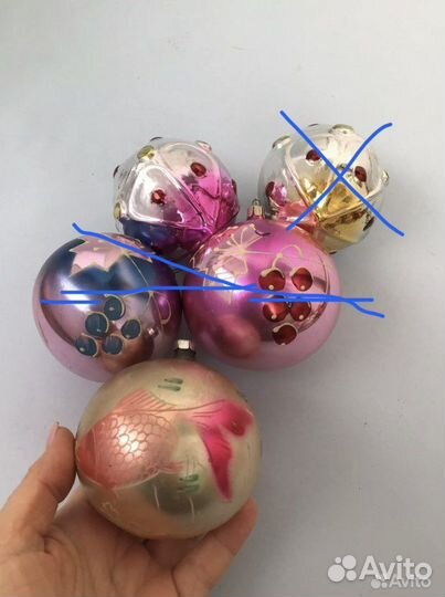 Елочные игрушки СССР