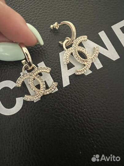Серьги оригинал Chanel