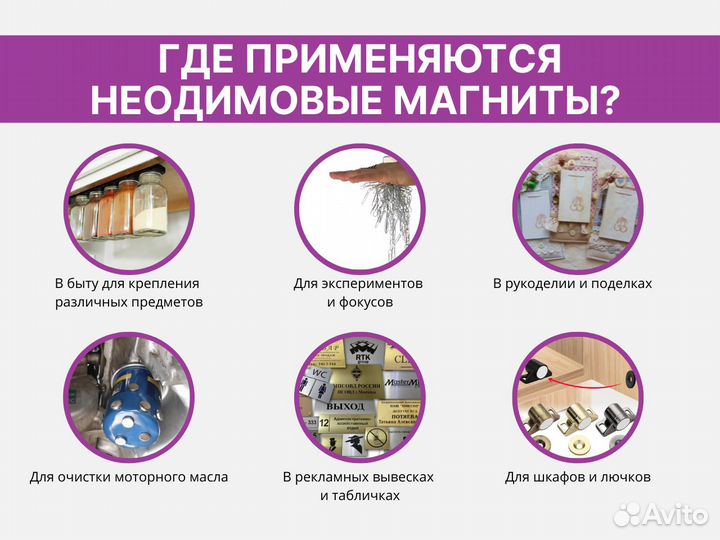 Неодимовый магнит диск 50х20 мм