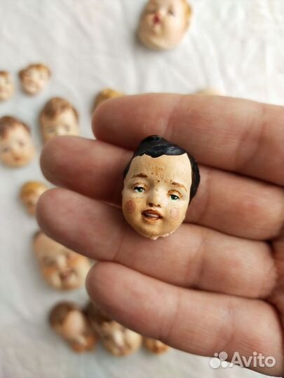 Лица для ватных игрушек