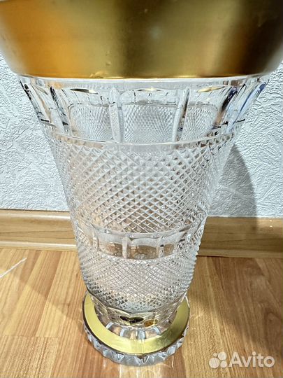 Ваза хрустальная чешская