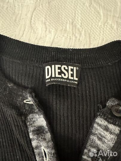 Кофта черная diesel размер S торг