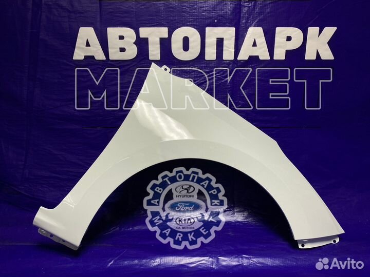 Крыло правое Hyundai Solaris 17-20 Белый