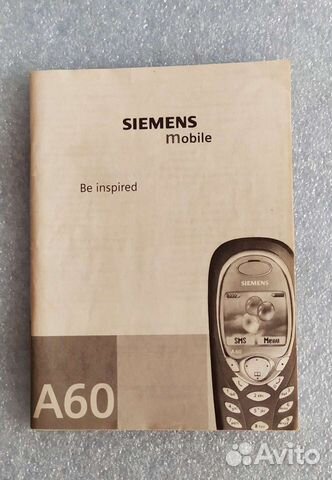 Siemens Mobile A60. Каталог. Оригинал. Rus