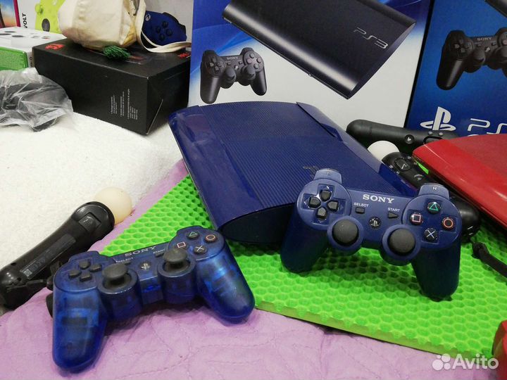 Sony PS3 (500GB) Super Slim Прошитая + 69 Игр