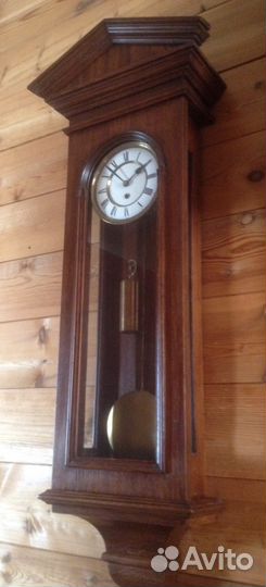 Часы Густав Беккер, настенные старинные, жильные