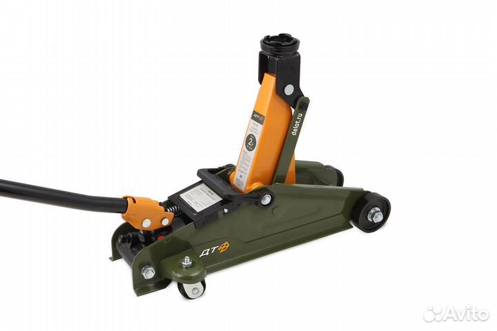 Дело Техники 904122 Домкрат подкатной 2т. в кейсе