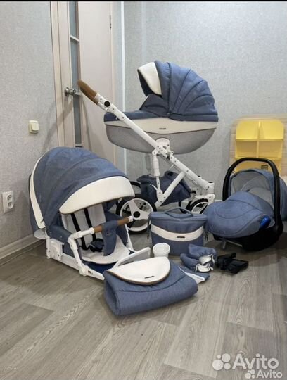 Коляска Adamex monte carbon 3 в 1