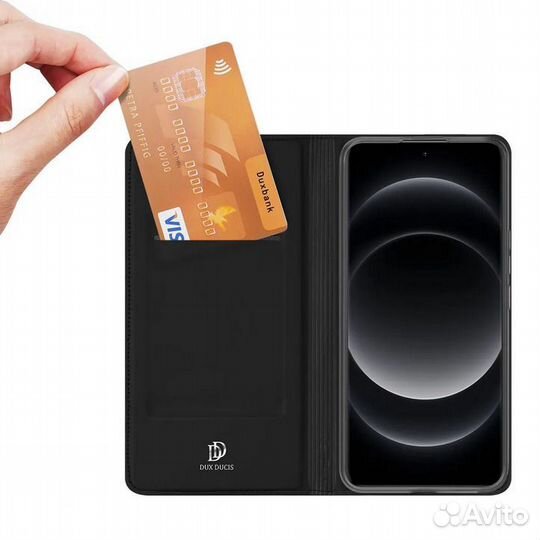 Чехол книжка Dux Ducis для Xiaomi 14 Ultra синий