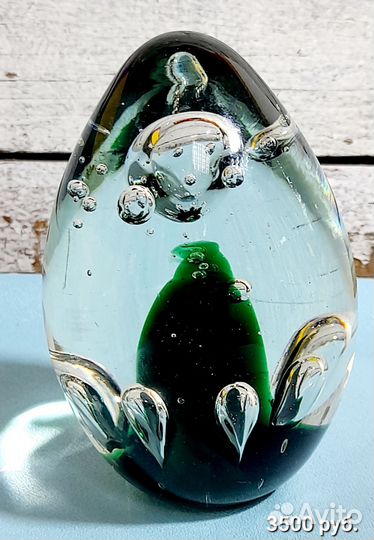 Винтаж /пресс- папье/цветное стекло/начало.20 в