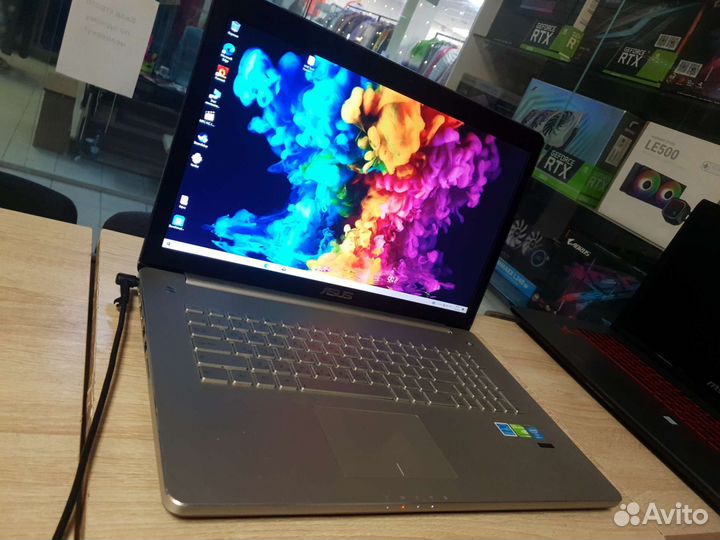 Ноутбук игровой 17.3. Core i7. GT750m 4гб