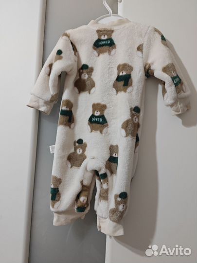 Комбинезон плюшевый 62р-р