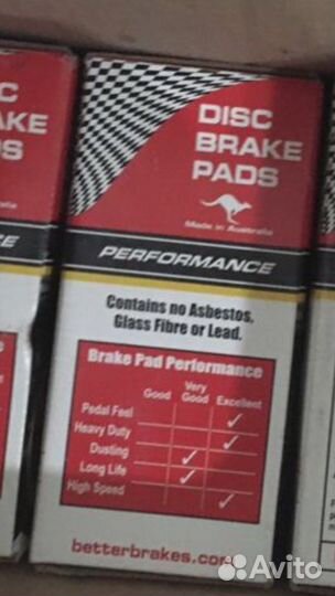 Тормозные колодки toyota land cruiser 100