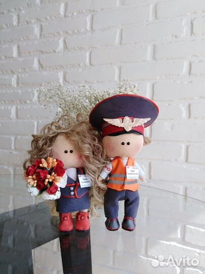Интерьерная кукла ручной работы