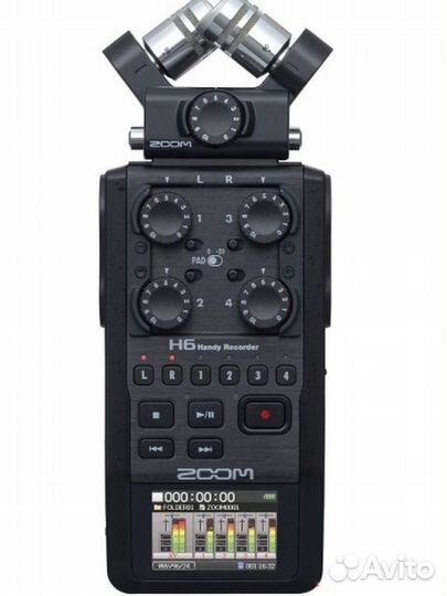 Zoom H6/BLK Ручной рекордер-портастудия
