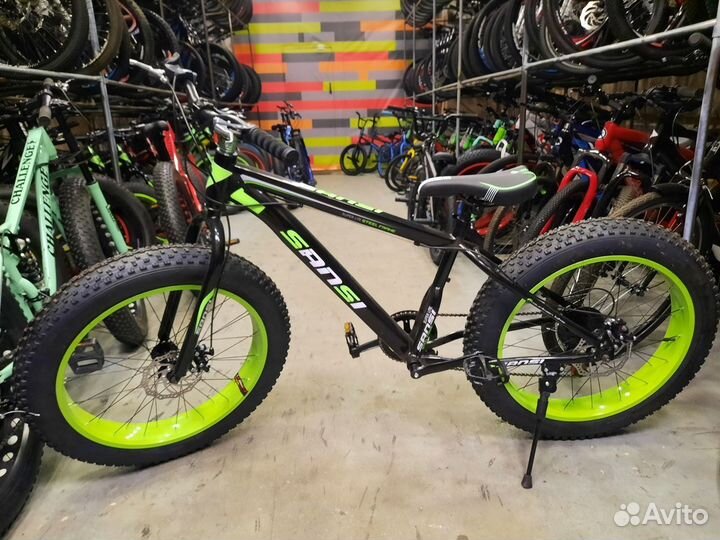 Фэтбайк велосипед на спицах зимний