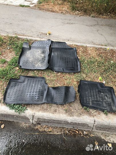 Автомобильные коврики резиновые на hyundai elantra
