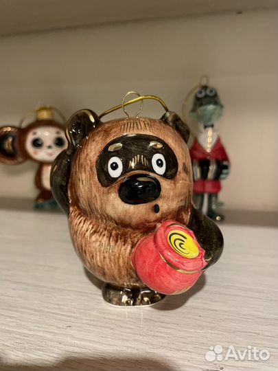 Новогодние игрушки Лефортово, фарфор