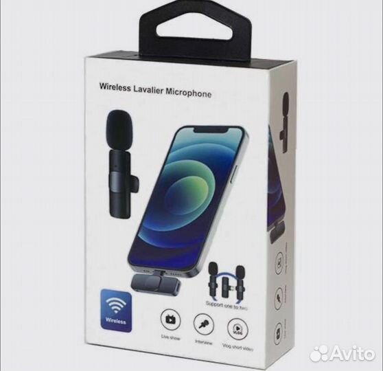 Петличный микрофон Wireless Microphone- iPhone