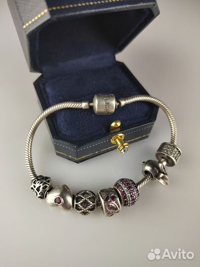 Браслет / sunlight / С шармами / 925 проба / 31 гр