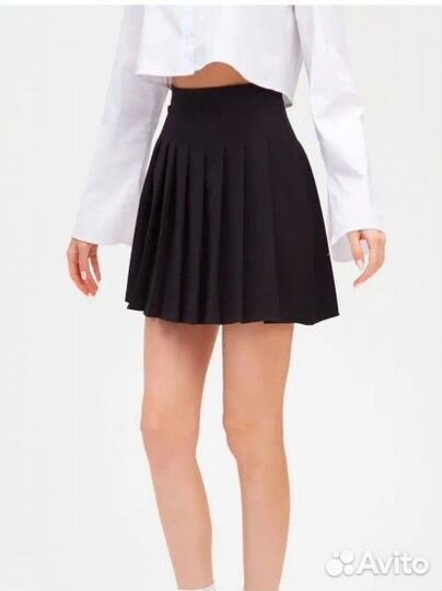 Юбка плиссе мини