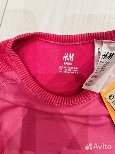 Термо кофта H&M на девочку 4 лет 104 см рост