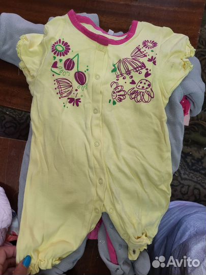 Большой пакет одежды с 0 до года