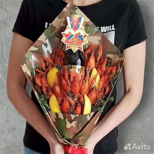 Букет из раков в наличии