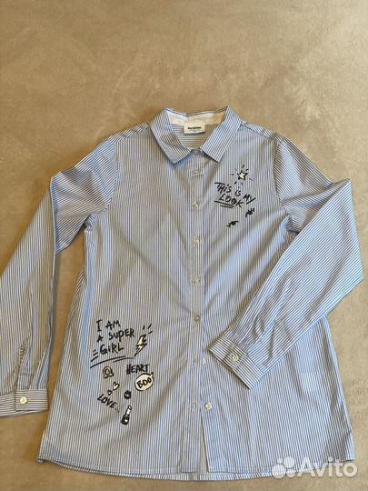 Блузка школьная на 10-11 лет