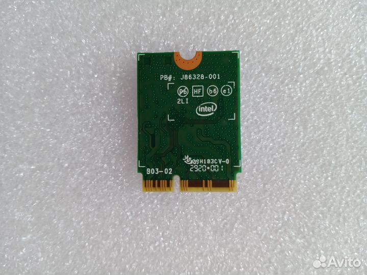 Intel AX210NGW, Intel AC9560NGW, Realtek RTL8821CE