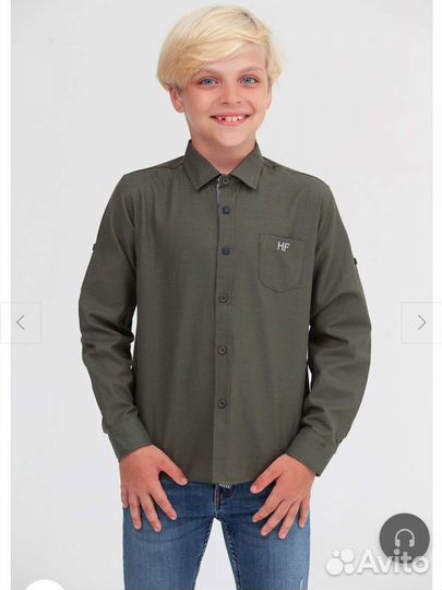 Рубашка для мальчика 140-146