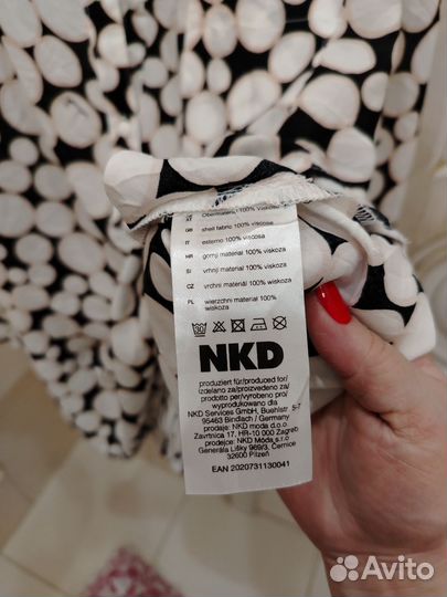 Рубашка NKD Германия вискоза мягкая 52р