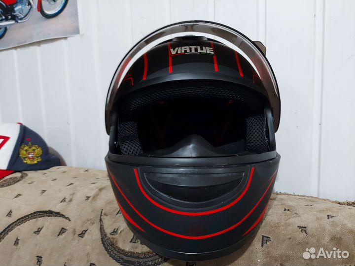 Мотошлем-803,интеграл,XL,58-61см