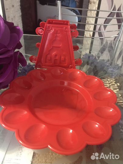 Пасхальный набор блюдо, форма для пасхи