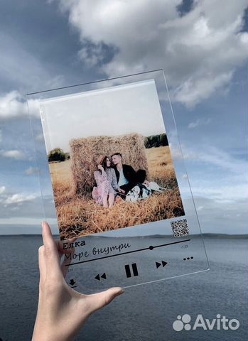 Трек-пластинка, живое фото на стекле