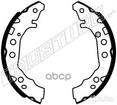 К-т бараб. тормоз. колодок 115331 Trusting