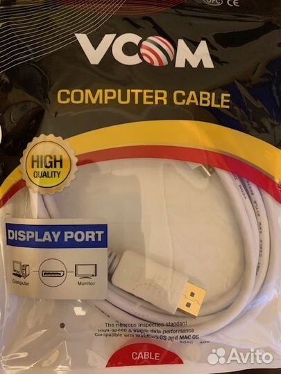 Кабель DisplayPort-Mini DisplayPort CG681-4К-60гц